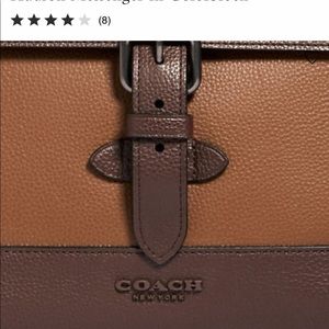 Coach Laptop Bag. Mahogany color.